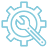 Symbol für Reparaturen im eigenen Haus